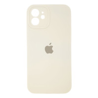 Чехол Silicone Case Full Camera для iPhone 12 Antique white